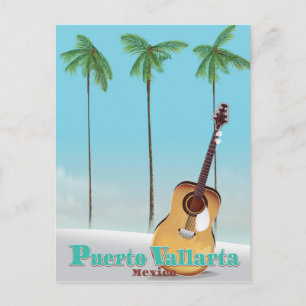Postal Póster de viaje a Puerto Vallarta México