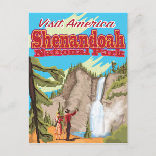 Postal Póster de viaje al Parque Nacional y Reserva Shena