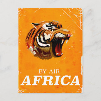 Postal Póster de viaje de Air Africa
