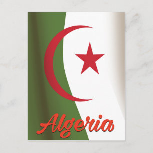 Postal Póster de viaje de estilo vintage de la bandera na