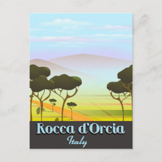 Postal Póster de viaje de Rocca d'Orcia Italia
