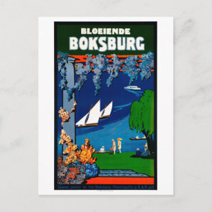 Postal Poster de Viajes de Boksburg Vintage de Sudáfrica