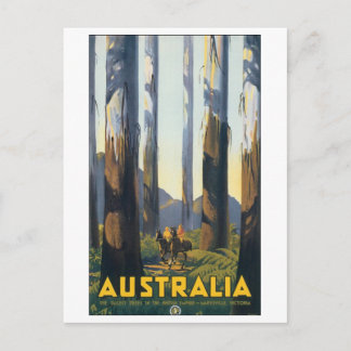 Postal Poster de viajes de cosecha australiana