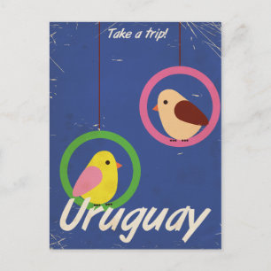 Postal Poster de viajes de Uruguay