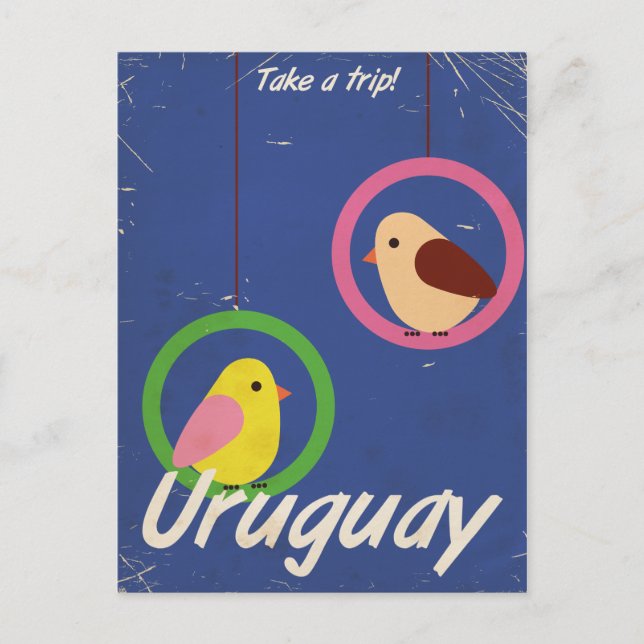 Postal Poster de viajes de Uruguay (Anverso)