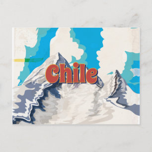 Postal Poster de Viajes de Viaje de Chile