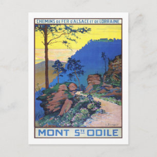 Postal Poster de Viajes de Vintage, Francia
