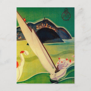 Postal Poster de Viajes Vintage Donostia San Sebastian