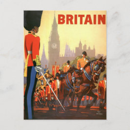 Postal Poster de Viajes Vintage, Guardia Real Británica