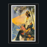 Postal Poster de Viajes Vintage, Veracruz, México,<br><div class="desc">Poster de Viajes Vintage,  Veracruz,  México</div>