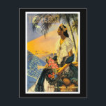 Postal Poster de Viajes Vintage, Veracruz, México,<br><div class="desc">Poster de Viajes Vintage,  Veracruz,  México</div>