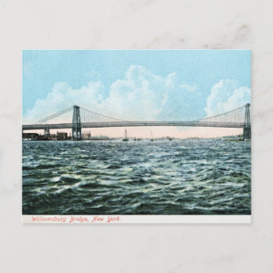 Postal poster de Williamsburg bridge NYC 1904