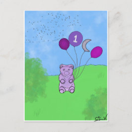 Postal Póster del 1er Oso de Gominola