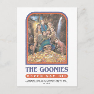 Postal Póster del Aniversario del Tesoro de Los Goonies