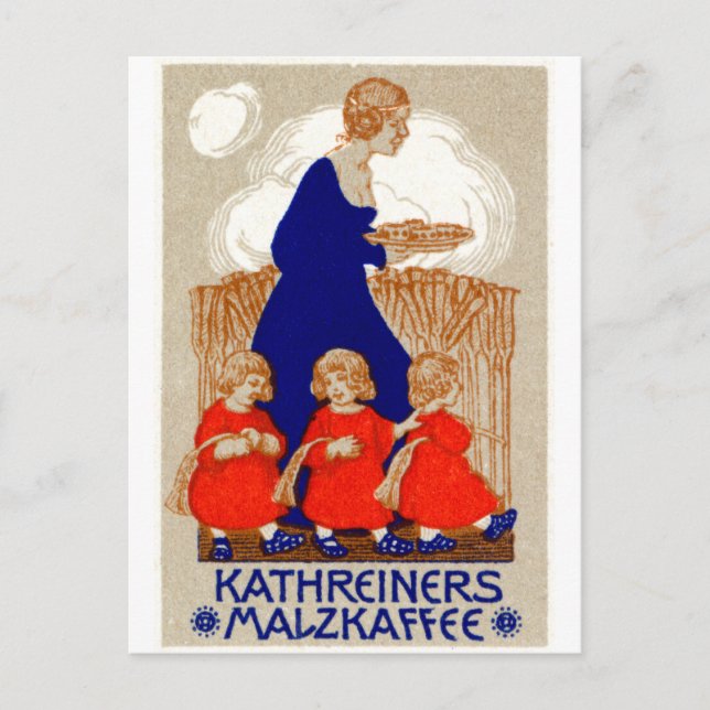 Postal poster del Café de 1912 (Anverso)