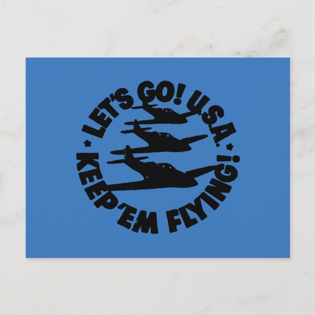 Postal Poster del Cuerpo Aéreo del Ejército, 1941 (Anverso)