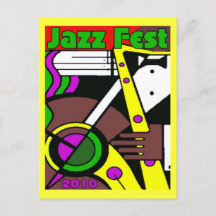 Postal Poster del Festival de Jazz 2010