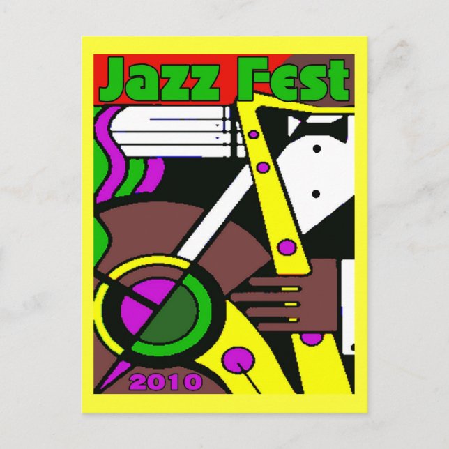 Postal Poster del Festival de Jazz 2010 (Anverso)