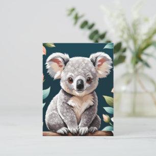 Postal Poster del oso de Koala