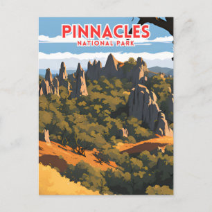 Postal Poster del Parque Nacional Pinnacles