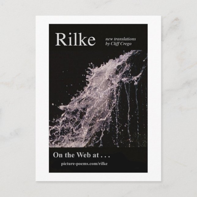 Postal Poster DEL SITIO WEB RILKE (Anverso)
