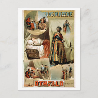 Postal Poster del Teatro Othello Vintage
