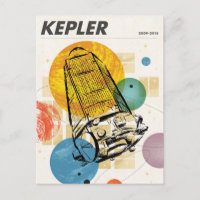 Poster del telescopio espacial Kepler.