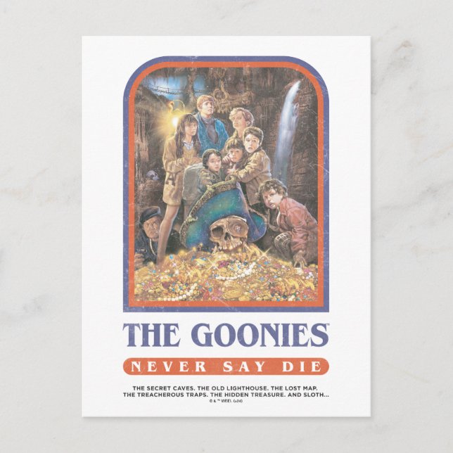 Postal Póster del Tesoro Aniversario de Los Goonies (Anverso)