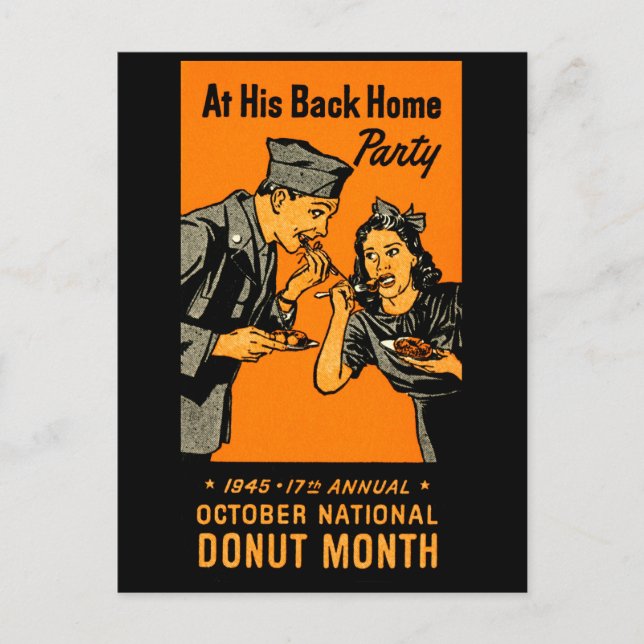 Postal poster Donut 1945 (Anverso)