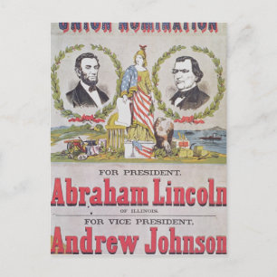 Postal Poster electoral de la campaña para la unión