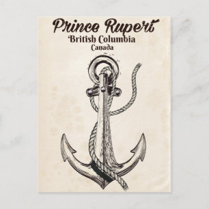 Postal Póster náutico de Prince Rupert, Columbia Británic