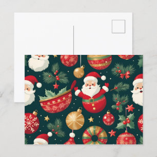 Postal Poster navideño vintage