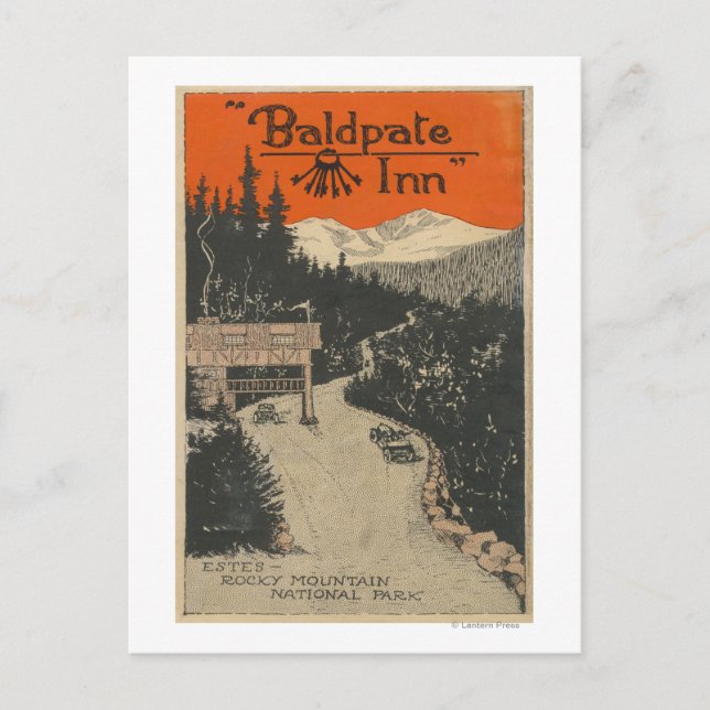 Postal Poster promocional Baldpate Inn # 1 (Anverso)