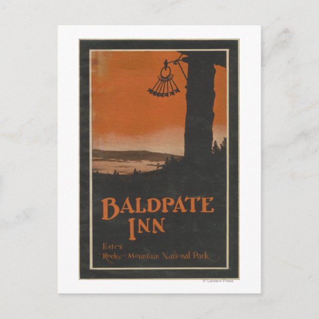 Postal Poster promocional Baldpate Inn # 2 (Anverso)