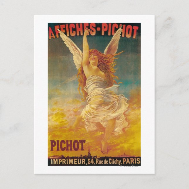 Postal Poster promocional de Affiches-Pichot (Anverso)