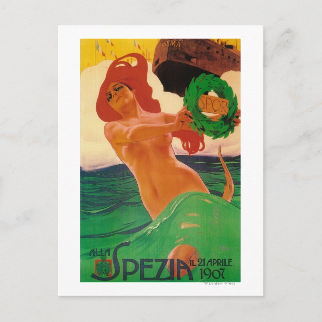Postal Poster Promocional de Alla Spezia (Anverso)