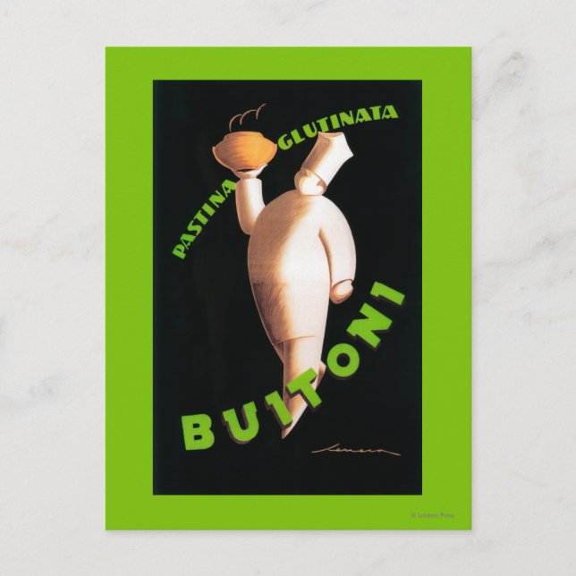 Postal Poster promocional de Buitoni Pasta (Anverso)