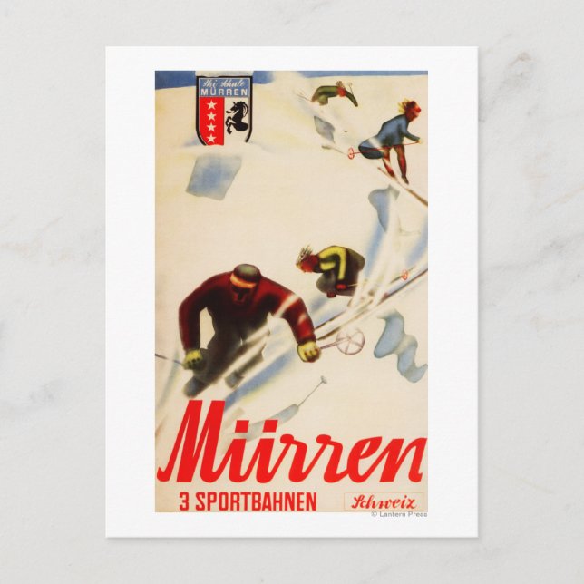 Postal Poster promocional de carreras de Inferno (Anverso)