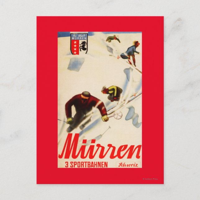 Postal Poster promocional de carreras de Inferno (Anverso)