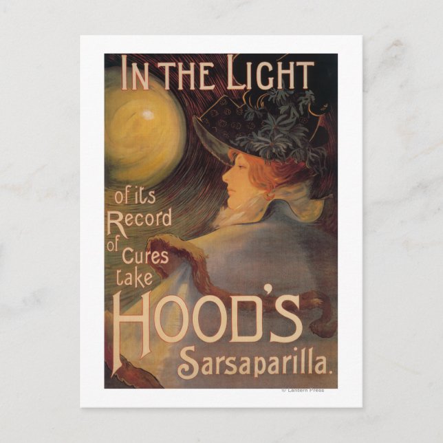 Postal Poster promocional de Hood en Sarsaparilla (Anverso)