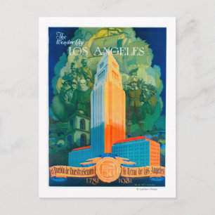 Postal Poster Promocional de Los Ángeles