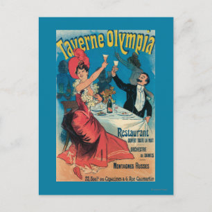Postal Poster Promocional de Taverne Olympia