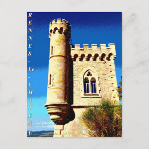 Postal Poster Rennes le Chateau Tour Magdala