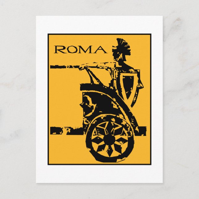 Postal Poster romaní (Anverso)