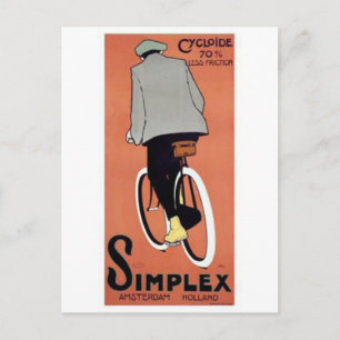 Postal poster simple de 1915