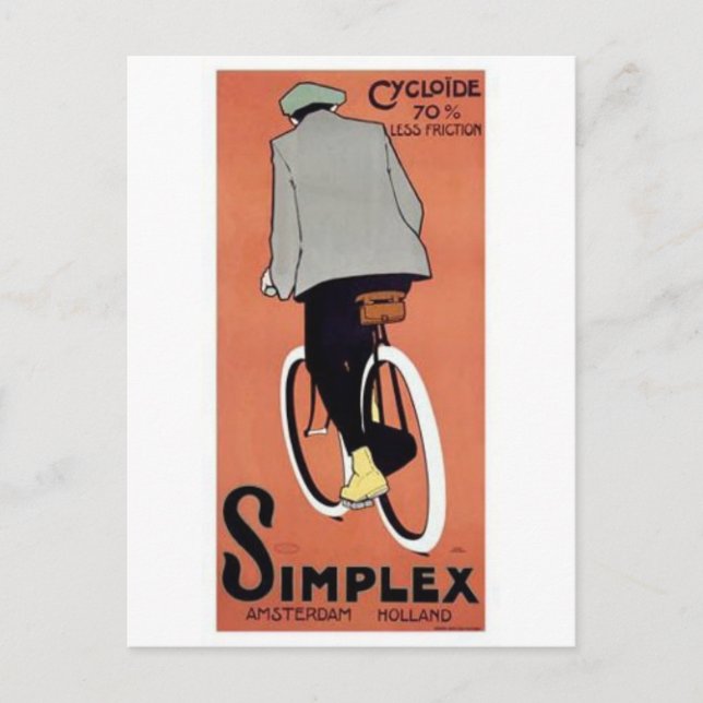 Postal poster simple de 1915 (Anverso)