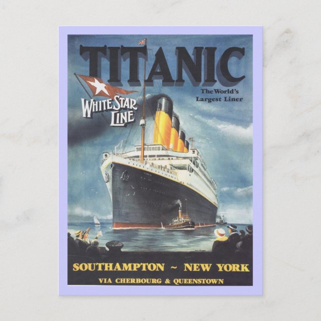 Postal Poster Titanic Original (Anverso)