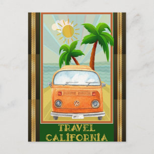 Postal Poster: Viajes a California