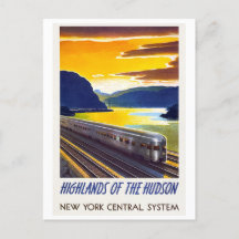 Poster Vintage de New York Railway