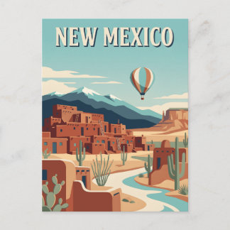 Postal Póster Vintage del Desierto del Suroeste de Nuevo